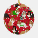 Search for sheltie christmas tree decorations Shetland sheepdog