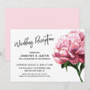 Search for pink peony wedding invitations Flower