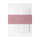 Search for invitation belly bands Elegant