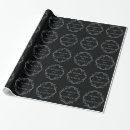 Search for peace gift wrap Black