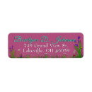 Search for field return address labels Purple