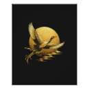 Search for japanese crane posters Gold
