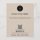 Search for beige flyers Qr code