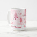 Search for pink christmas tree mugs Vintage