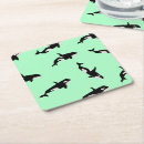 Search for whales coasters Illustration