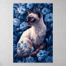Search for siamese cat art Blue eyes