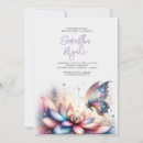 Search for butterfly kid invitations Watercolor