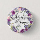 Search for purple rose badges Bridal party