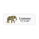 Search for stained glass return address labels Colourful