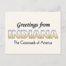 Search for indiana postcards America