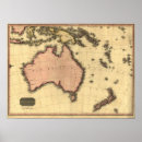 Search for vintage new zealand map posters Australasia