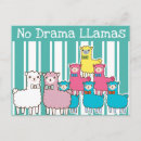 Search for no drama postcards Llamas