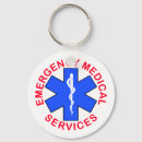 Search for ems round key rings Star of life