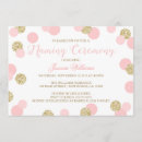 Search for baby naming ceremony invitations Pink