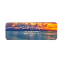 Search for sunset beach return address labels Modern