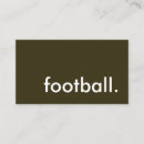 Search for football business cards Professional
