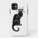 Search for animal silhouette iphone cases Black cat