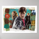 Search for harry ron hermione posters Deathly hallows