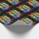 Search for fireworks wrapping paper Happy birthday