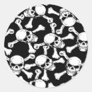 Search for skull and crossbones stickers Black
