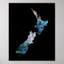 Search for new zealand map posters Wellington