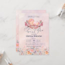 Search for sweet pea baby shower invitations Floral