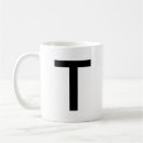 Search for stylish letters mugs Simple