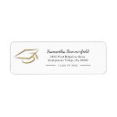 Search for party hat return address labels Graduate