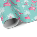 Search for pink flamingo christmas wrapping paper Palm trees