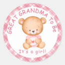 Search for great grandma stickers Pink