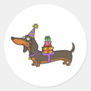 Search for cartoon pet stickers Dachshund