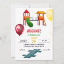 Search for playground birthday invitations Cute