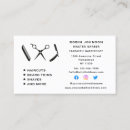 Search for beard business cards Scissors