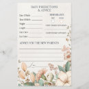 Search for baby shower and prediction advice cards Mother to be