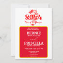 Search for white dragon invitations Red