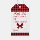 Search for black santa gift tags Xmas