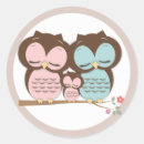 Search for owl family stickers Pink