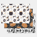 Search for happy halloween birthday wrapping paper Pumpkin
