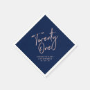 Search for blue and gold napkins Adult birthday