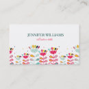 Search for cartoons business cards Colourful