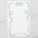 Search for mint green stationery paper Cute