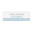 Search for pale teal return address labels Floral