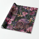 Search for pink skull wrapping paper Floral