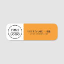 Search for orange name tags Business