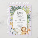 Search for animal baby girl shower invitations For her