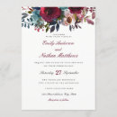Search for mulberry wedding invitations Red