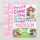 Search for doggy birthday invitations Puppy party