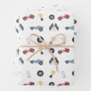 Search for race car wrapping paper Growing up two fast