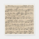 Search for vintage sheet music napkins Antique