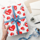 Search for nursing wrapping paper Hearts